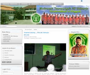 mtsnu-sidoarjo.com: Selamat Datang ... MTs NU Sidoarjo
My Joomla CMS