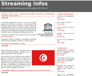 streaminginfos.com: Streaming infos : toute l'information autour du streaming et de l'internet
Toute l'info autour du streaming et de l'internet