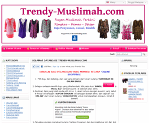 trendy-muslimah.com: Trendy Muslimah T-Shirt | Nursing T-Shirt
Selling trendy Muslimah apparels and fashions, Aqeela Muslimah t-shirt, nursing t-shirt, tudung Ariana, etc.
Pemborong tudung Ariana dan pemborong tshirt muslimah Aqeela. Juga peruncit tudung dan tshirt muslimah.