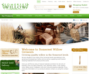 willowgrowers.co.uk: Willow Craft & Basket Weaving | Somerset Willow Growers
Here you will find an array of natural materials and Items for all sorts of basketry work including; Basketry cane, Basketry willow , Chair seating cane, Willow sticks, Seagrass coils and Coloured weaving materials.