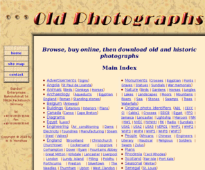 old-photographs.com: Old Photographs
Browse, buy online, then download old and historic photographs