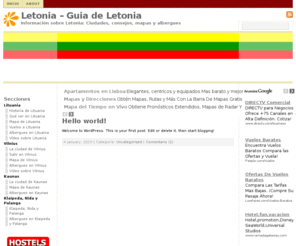 guiadeletonia.com: Letonia – Guia de Letonia
Lituania - Guía de Lituania: Información sobre Lituania y sus principales ciudades: Vilnius, Kaunas, Klaipeda. Consejos, mapas, albergues y rutas.