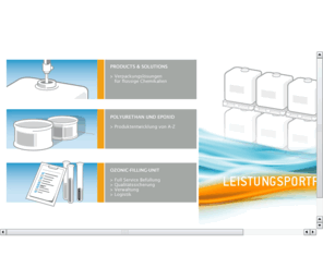 knetbeutel.info: Ozonic - clever chemical products and solutions - Verpackungslösungen, Produktenwicklung, Full Service Befüllung
Ozonic - kompetenter Partner von der Entwicklung bis zur Konfektionierung von flüssigen Chemikalien