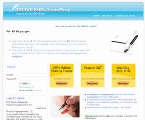 pmptestprep.com: ONLINE PMP Exam Preparation
pmptestprep provides all the facilities and contents that helps you to prepare and get success in the pmp exam