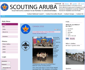 scoutingaruba.com: Welcome to the site of Scouting Aruba
National Asociation of Scouting on Aruba.

together doing our best to be prepared to serve responsibly