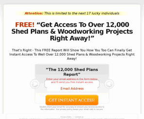 12-x-12-shed.com: 12x12 Shed12000 Plans To Building Your Own 12x12 