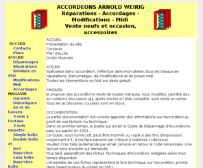 accarnoldw.com: accordéon Arnold Weirig site officiel
Atelier spécialisé dans les réparations et accordages d'accordéons; vente d'accordéons tout modèle