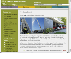 northvancouvercityfire.org: The City of North Vancouver Fire Department
Homepage for the City of North Vancouver Fire Department
