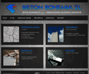 betonbohemia.cz: Beton Bohemia ZL s.r.o. - akreditovaná zkušební laboratoř
