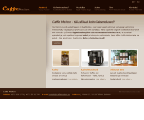 kohvnet.com: Kohvimasinad - Kohvimasin - Tipptehniloogilised kohvimasinad - Caffe Melton
Tipptehnoloogilised täisautomaatsed kohvimasinad sinu koju või kontorisse! Tule vali just endale sobiv kohvimasin.