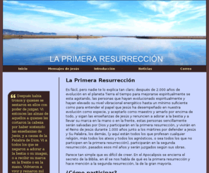 primeraresurreccion.com: La Primera Resurrección. Inscríbete en el Libro de la Vida.
Primera Resurrección. La salvación eterna en tus manos, apúntate al Libro de la vida.