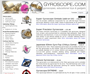 stirlingengines.co.uk: Gyroscope.com - gyroscopes, educational toys and gadgets
We sell gyroscopes, stirling engines, tesla turbines, gyroscope toys, powerball gyroscopes, diabolos, ornithopters, gyro and gyros.