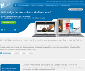 weblodge.be: Online marketing: webdesign - scoren in Google - online adverteren | Web Lodge
Online marketing laat uw bestaande of nieuw te ontwikkelen webdesign renderen. U krijgt meer bezoekers, meer verkoop en meer omzet met de 3 online marketing ...