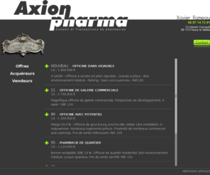 axionpharma.com: En construction
site en construction