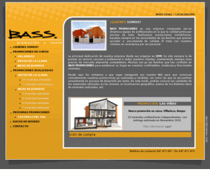 basspromocion.com: BASS PROMOCIÓN Y VENTA - Burgos, viviendas unifamiliares, promociones
Construcciones, empresa dedicada a la promoción y venta de viviendas.