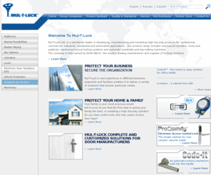 multilock.biz: Home Page - Mul-T-lock
