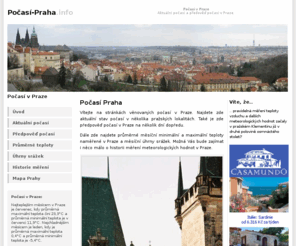 pocasi-praha.info: Počasí Praha. Aktuální počasí a předpověď počasí v Praze.
Vše o počasí v Praze. Aktuální stav počasí . Předpověď počasí pro Prahu, sezónní průměry, historie počasí v Praze.