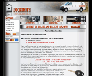 locksmithsaustell.com: Austell Locksmith – 24/7 Fast Locksmith Austell, GA
24 Hour Emergency Locksmith Services in Austell GA – Save 10% for finding us online – We service all automotive, residential, and commercial locks!  Call Now! (678) 257-3070