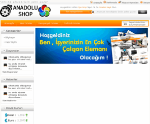 anadolushop.com: Site Başlığını Yönetim Panelinden Değiştiriniz
Daynex E-Ticaret