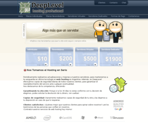 deeplevelhosting.com: DeepLevel Hosting - WebServices & Hosting
Servicio de Hosting profesional, desarrollo de sitios web, desarrollo de sistemas, telefonía VOIP