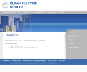 elsanelektrikkorfez.com: ELSAN ELEKTRİK KÖRFEZ - AnaSayfa
