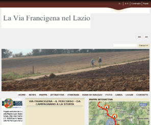 francigenalazio.it: Viaggi a piedi e in bicicletta - il Movimento Lento
Il Movimento Lento è un network di persone che promuove e valorizza trekking a piedi e in bicicletta in Italia. I nostri volontari tracciano nuovi e vecchi itinerari mettendo gratuitamente a disposizione sul nostro sito mappe e materiale utile a chi vuole viaggiare con lentezza in Italia.