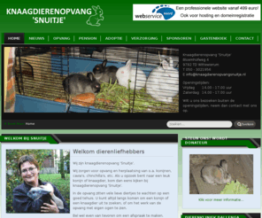 knaagdierenopvangsnuitje.nl: Knaagdierenopvang Snuitje - Welkom bij Snuitje
Knaagdierenopvang Snuitje te Wittewierum vangt knaagdieren en konijnen op en probeert een nieuw tehuis voor ze te vinden.
