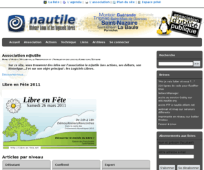 nautile.org: Le n@utile
Entraide et promotion du logiciel libre autour de l’estuaire de la Loire