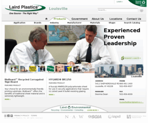 plasticsolutionsinc.net: Laird Plastics
Laird Plastics, Inc. is the leading independent plastics distribution business in North America, with over 50 Service Centers located across the whole of the USA and Canada. Laird distributes a complete range of semi-finished and finished products as a key market channel for many of the world's leading plastics manufacturers.