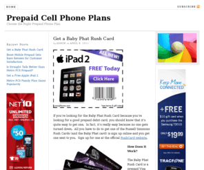 prepaid-cellphone-plans.com: Prepaid Cell Phone Plans Reviewed
Learn all there is to know about Prepaid Cell Phone Plans, how to choose a prepaid plan and phone, and why you might want to.