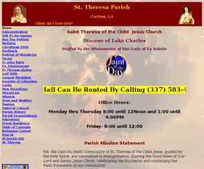 st-theresa-parish.org: St. Theresa Church
st theresa parish catholic organization