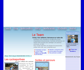 teamcyclophoceen.com: Bienvenue sur le site Team Cyclo Phoceen
Team Cyclo Phoceen, une équipe de passionnés du vélo, ...