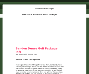 golfresortpackages.net: golf resort packages
golf resort packages, there are many places to find out and learn about golf resort packages online,  