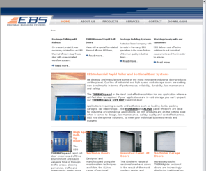 thermospeed.net: EBS - Thermal Efficient Rapid Roller and Sectional Industrial Doors
EBS specialises in the manufacture, supply and maintenance of German quality, thermal efficient rapid roller and sectional industrial doors.