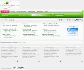 firmen-vergleich.de: Firmen-vergleich.de
Vergleichen von Firmen, Unternehmen und Unternehmensinformationen  