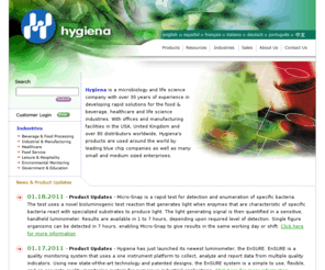 hygiena-china.com: Hygiena - Homepage
Hygiena products provide the food, clinical and other manufacturing industries with rapid, accurate, dependable and affordable test platforms that address their diverse and expanding microbiology and food safety requirements.