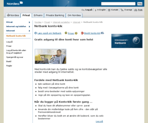 tyran musiker Optimisme Konto-kik.com: Netbank konto-kik | Nordea.dk