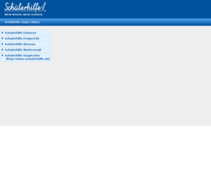 schuelerhilfe.net: Schülerhilfe Urban | Munro
