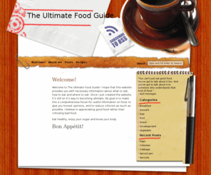 theultimatefoodguide.com: The Ultimate Food Guide
