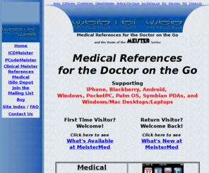 fppalm.com: MeisterMed - Medical References for the Doctor on the Go
MeisterMed