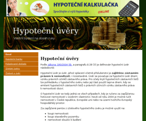 hypotecniuvery.net: Hypoteční úvěry - Hypoteční úvěry - hypotecniuvery.net
