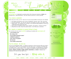 mylimelight.net: myLimelight.net - Websites for Actors, Artists, Musicians and more!
Extremely professional and affordable website design and hosting for actors, artists, musicians, and more!