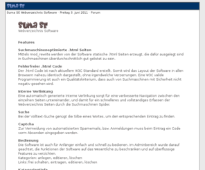 suma-se.de: Suma SE - Webverzeichnis & Webkatalog Software
Seo Webverzeichnis Webkatalog Software Download.