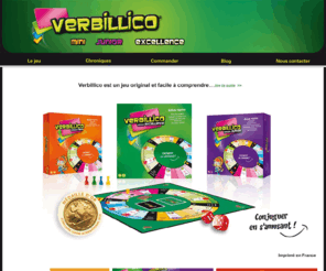 verbillico.com: Le jeu de société pour conjuguer en s’amusant
Verbillico est un jeu de société basé sur la conjugaison.  Il permet de réviser, en s’amusant, un des éléments fondamentaux de la langue française