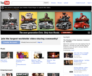 wealth-beast.net: YouTube
      - Broadcast Yourself.
YouTube is a place to discover, watch, upload and share videos.