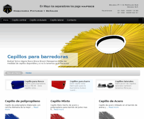 cepillosparabarredoras.com.mx: Cepillos para barredoras MAPSES | Tymco | Rosco | Broce broom | RB48 | Dulevo | Bobcat
Cepillos para barredoras MAPSES
0155 55391383
0155 55396351