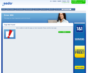 sedoauction.info: Error 404 - Sedo.com
Buy and sell domains and websites with Sedo.com. Over 13 million domains and websites are for sale in our marketplace! Sedo's services include domain parking, appraisals, and brokerage.