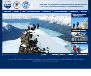 aagm.com.ar: Asociación Argentina de Guias de Montaña
Asociacion Argentina de Guías de Montaña - Desde 1984 nucleando a los profesionales guias de montaña, profesores e instructores de escalada y promoviendo su formación y capacitación.