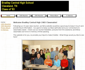 bchs-83.com: Bradley Central High School - Class of '83
