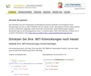 codewall.de: Codewall .NET Obfucator Deutschland: Startseite
